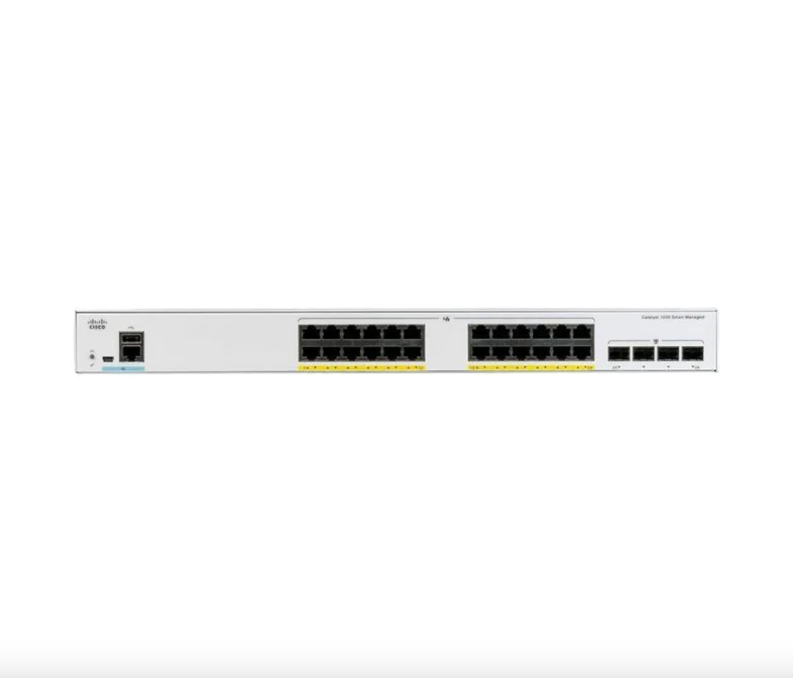 Cisco C1000-24FP-4G-L Catalyst 1000 24-Port PoE+ Managed Gigabit Switch with 4 SFP Uplinks