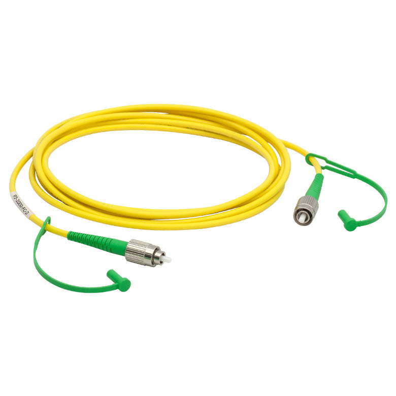 TH-P3-SMF28E-FC-5 - Single Mode Patch Cable, 1260-1625 nm, FC/APC, Ø3 mm Jacket, 5 m Long