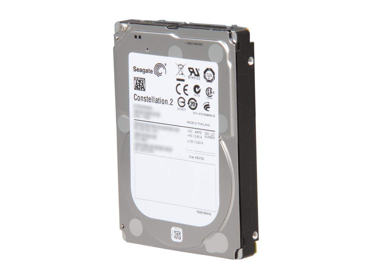 Seagate Constellation.2 ST9500620NS 500GB 7.2K RPM SATA 6Gb/s 512n 2.5in Refurbished HDD