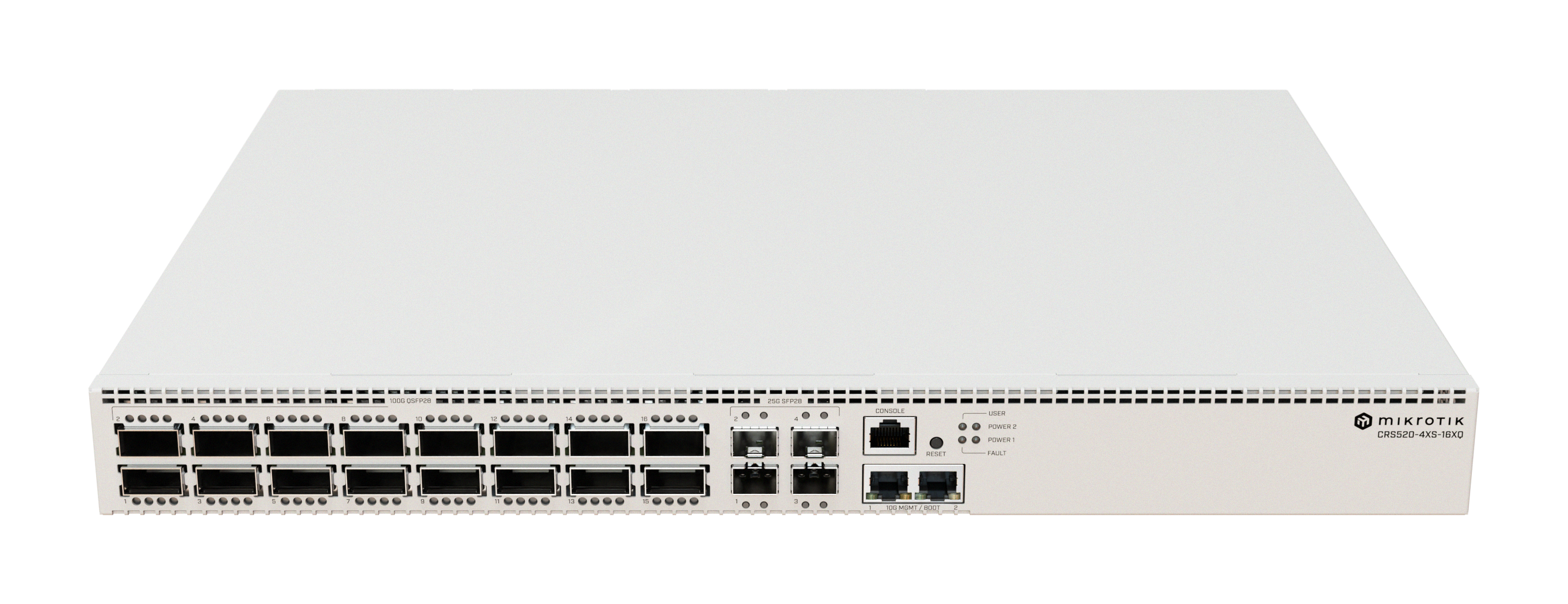 Mikrotik CRS520-4XS-16XQ-RM Managed Switch 16×QSFP28 4×SFP28