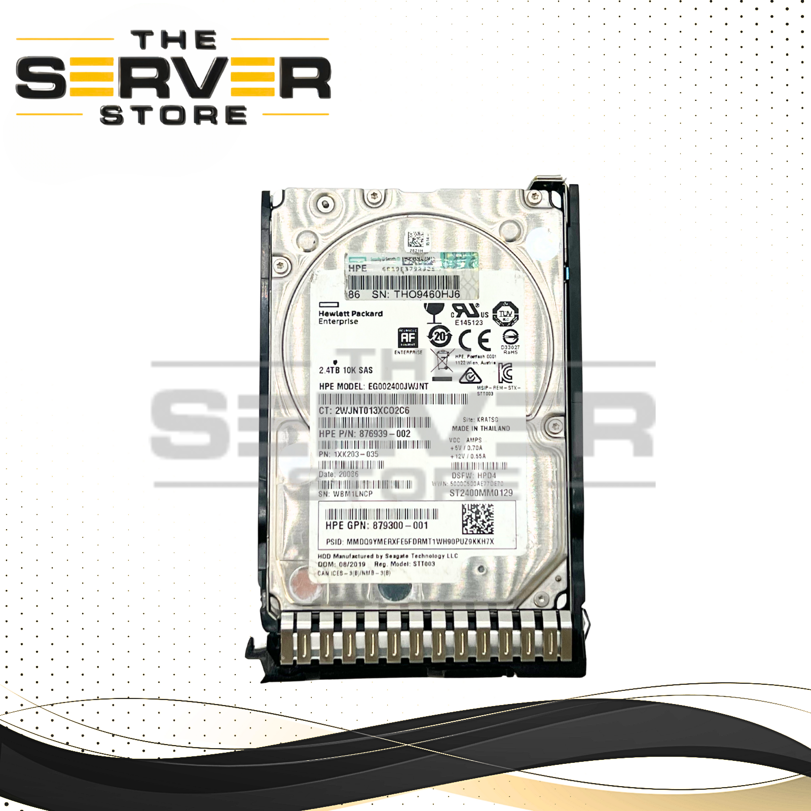 HPE 2.4TB SAS 12G 10K SC SFF 2.5" HDD Seagate 876939-002 881507-001 881457-B21