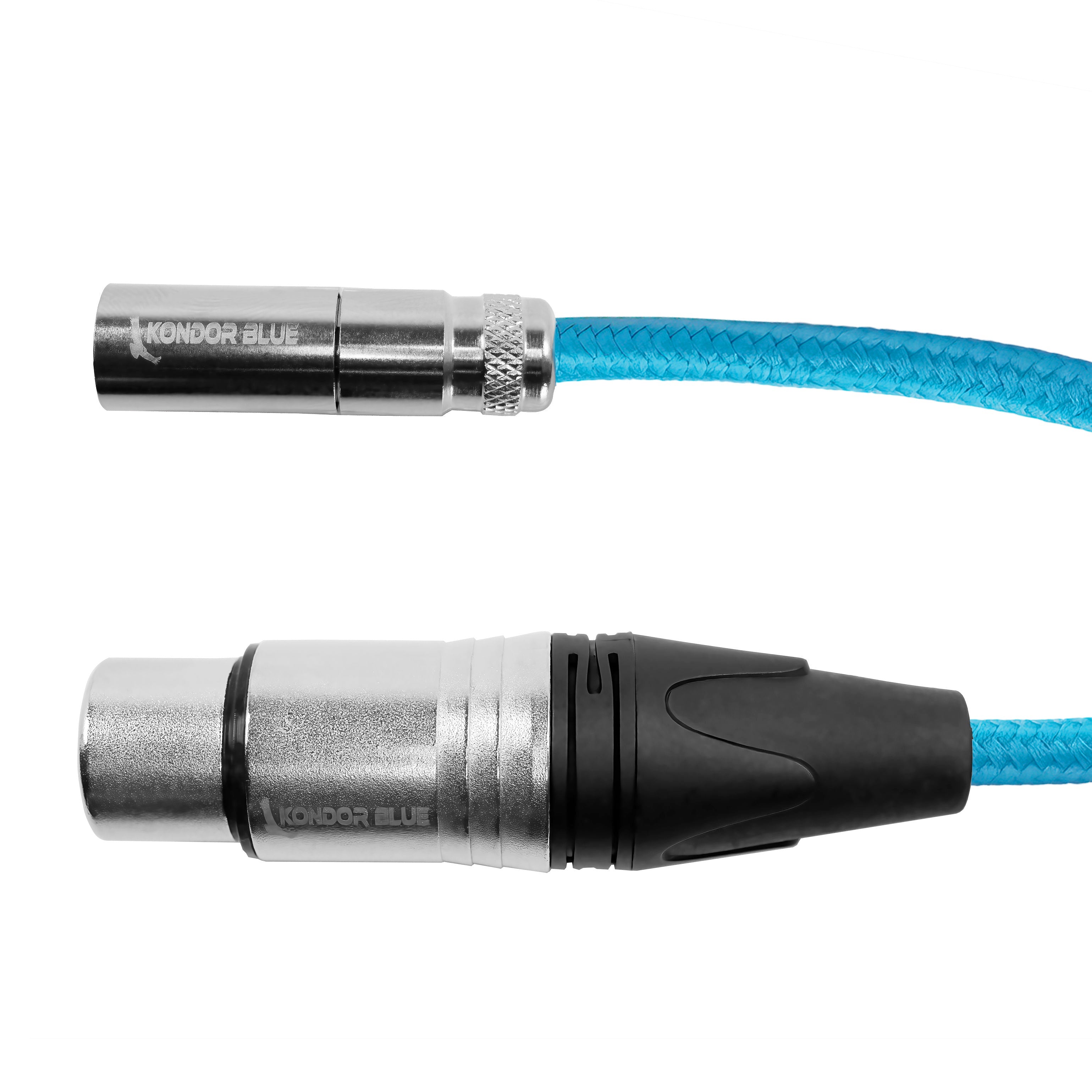 Kondor Blue Mini XLR to XLR for BMPCC 4K/6K (Blue, 16'')