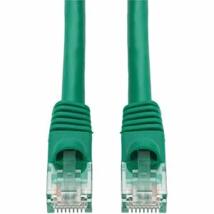 AddOn 10ft Green CAT 6A PVC Ethernet Cable Snagless Bubble Boot RJ-45 M/M