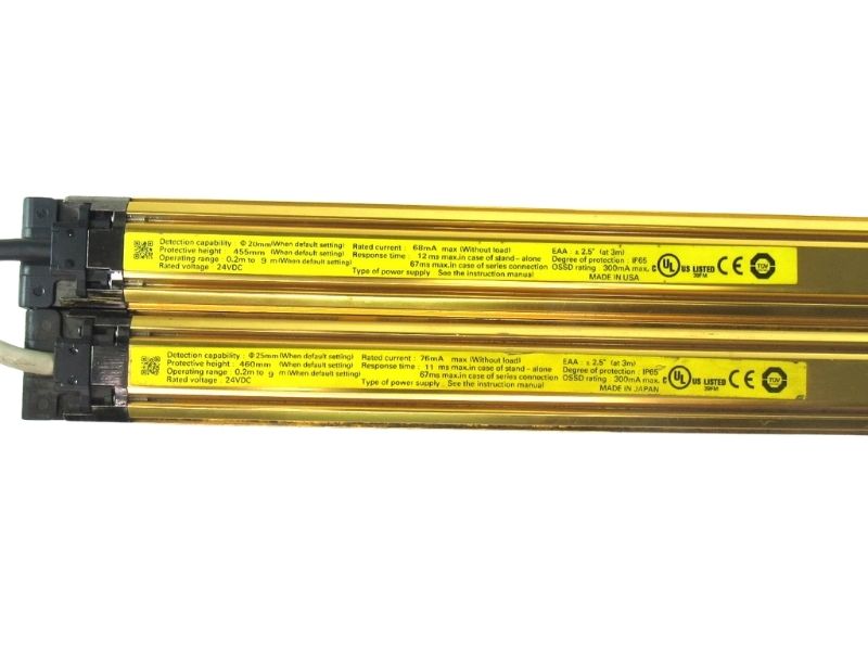 Omron F3SJ-A0455P20 Safety Light Curtain 455mm 30 Beam 20mm Detection IP65