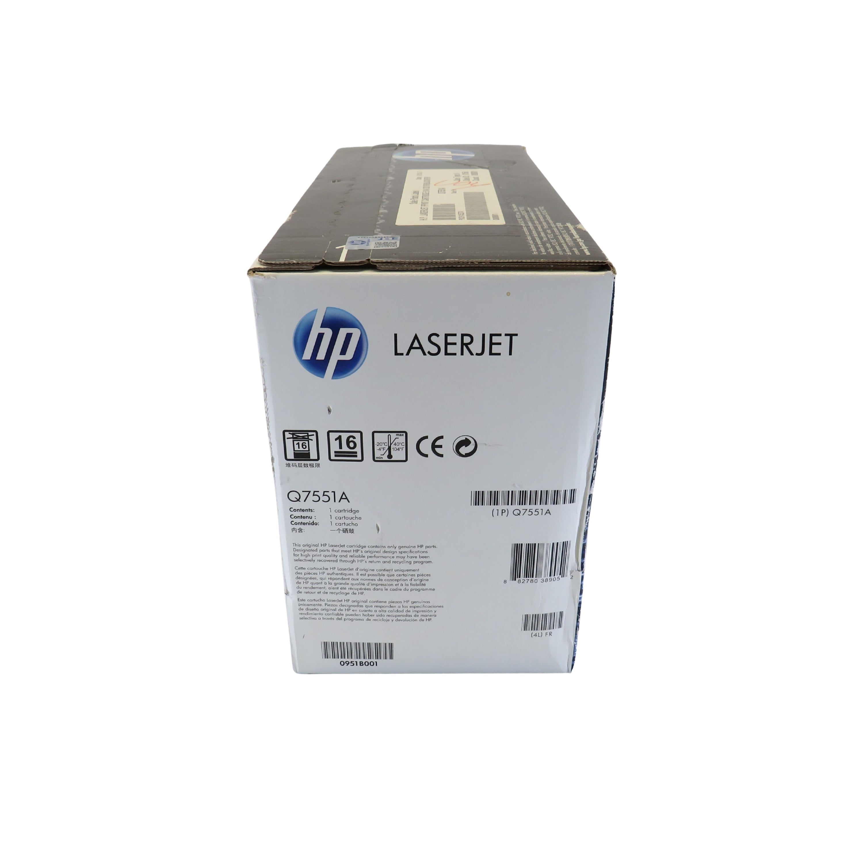 HP Q7551A LaserJet 51A Black Toner Cartridge for P3005, M3027 mfp, M3035 mfp