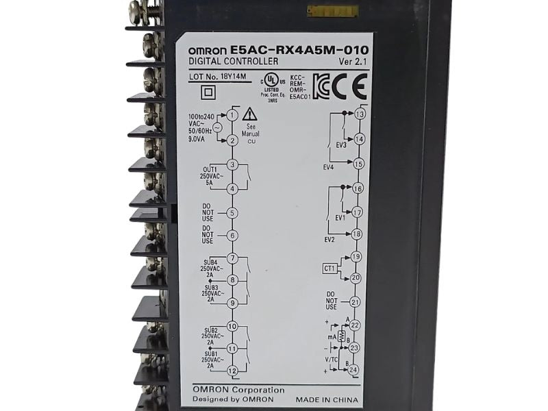 Omron E5AC-RX4A5M-010 Temperature Process Controller PID Unit