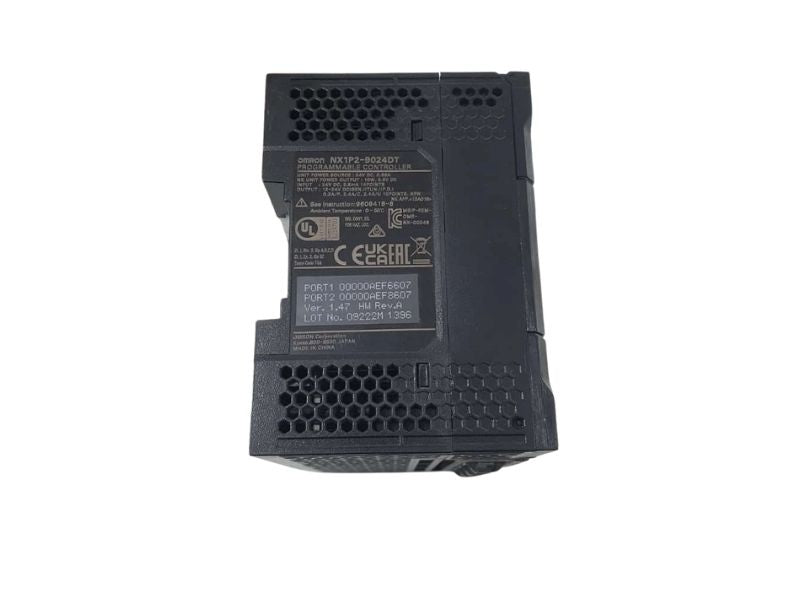 Omron NX1P2-9024DT Compact PLC Controller with 24 Built-In Digital I/O and EtherCAT