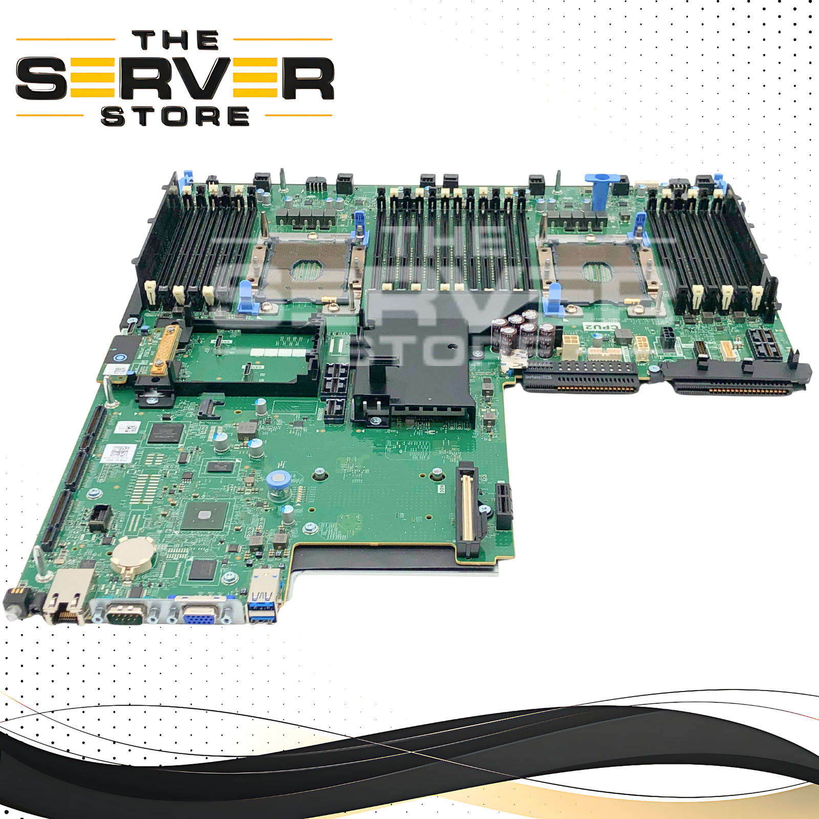 Dell EMC PowerEdge R740 / R740xd Motherboard. Dual CPU LGA3647 Sockets. P/N: DY2X0, 0DY2X0.