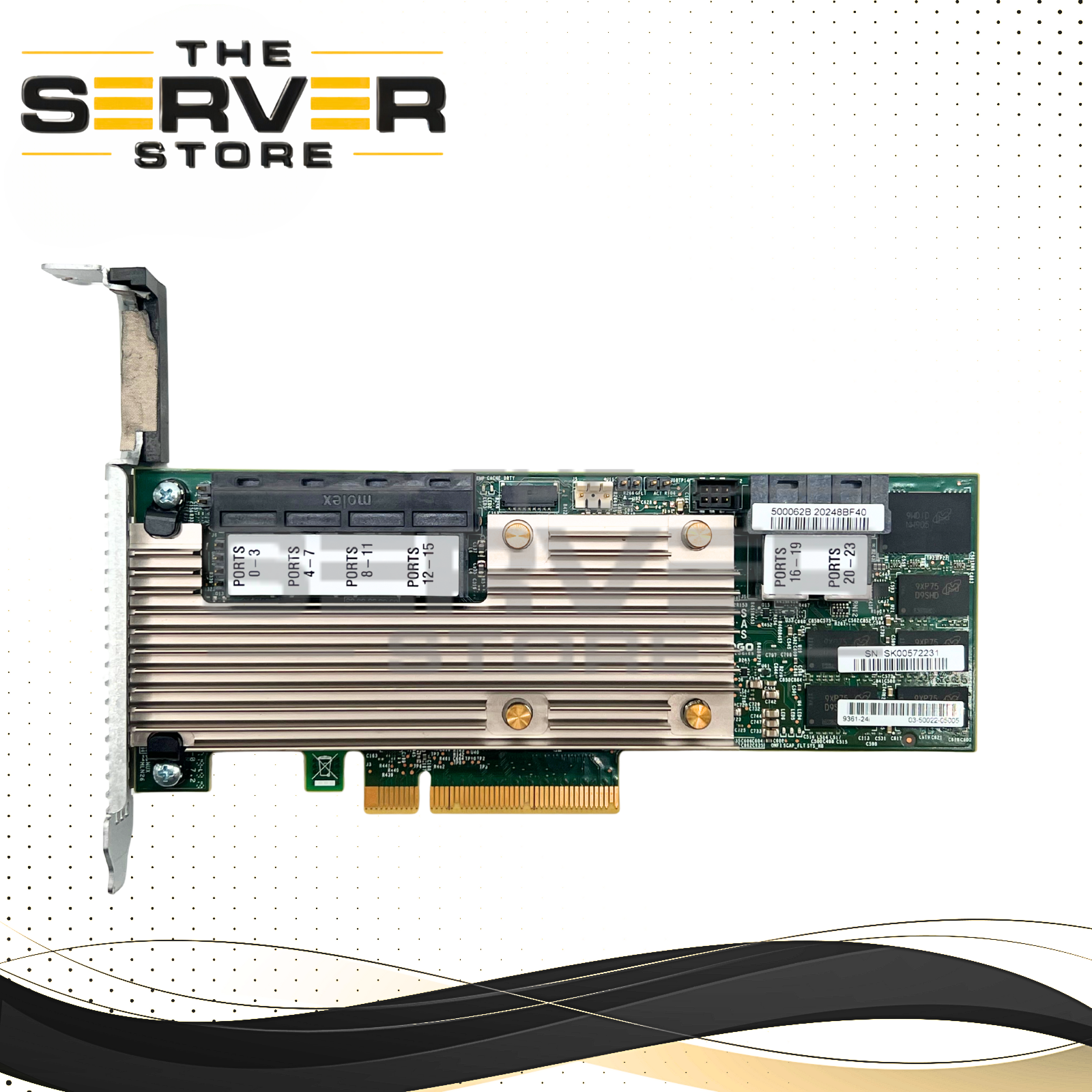 Broadcom LSI 9361-24i MegaRAID 12Gb/s SAS and SATA Raid Storage Controller