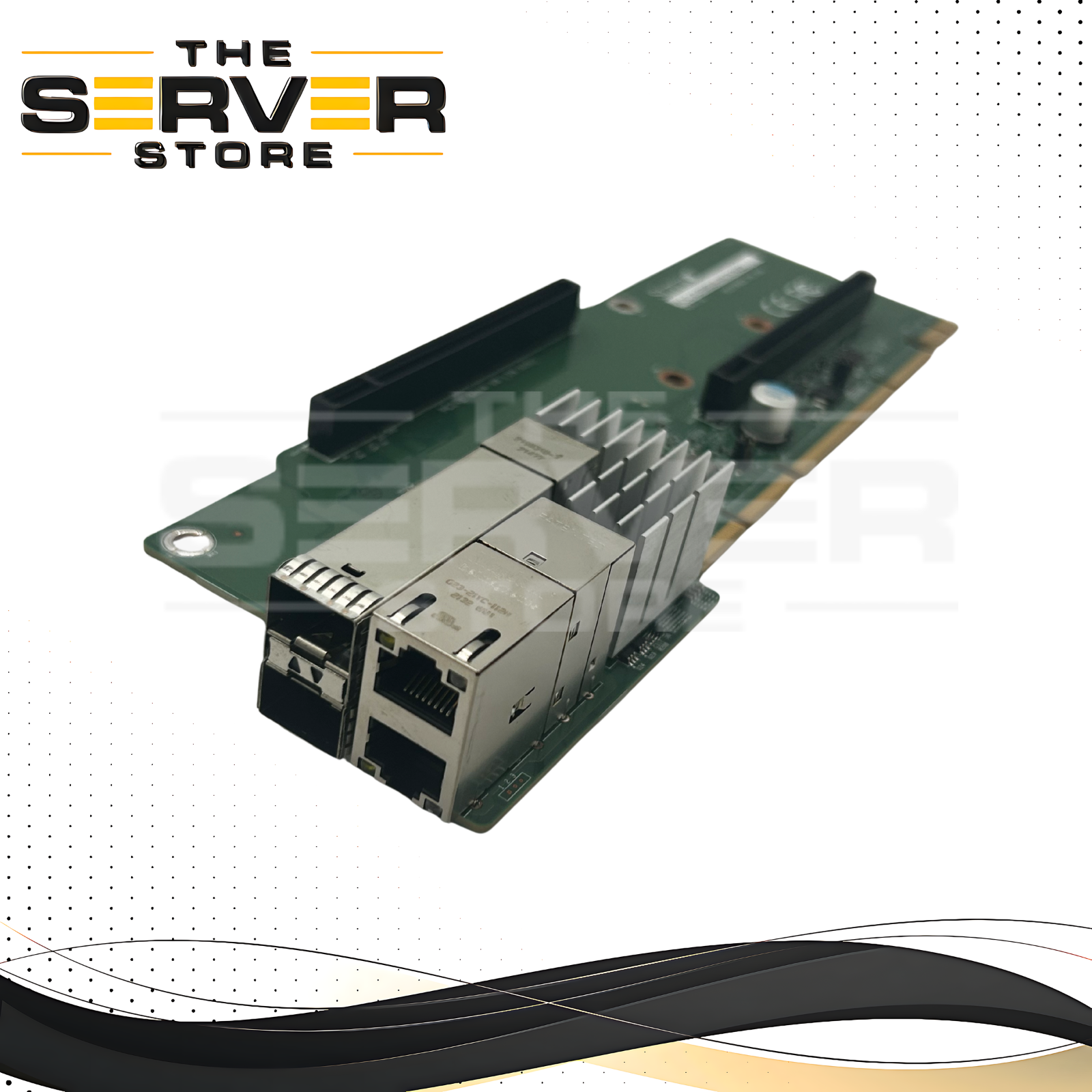 Supermicro 2U 10GbE 2x RJ45, 2x SFP+ PCIe 4.0 Riser Card AOC-2UR68G4-I4XTS-NI22