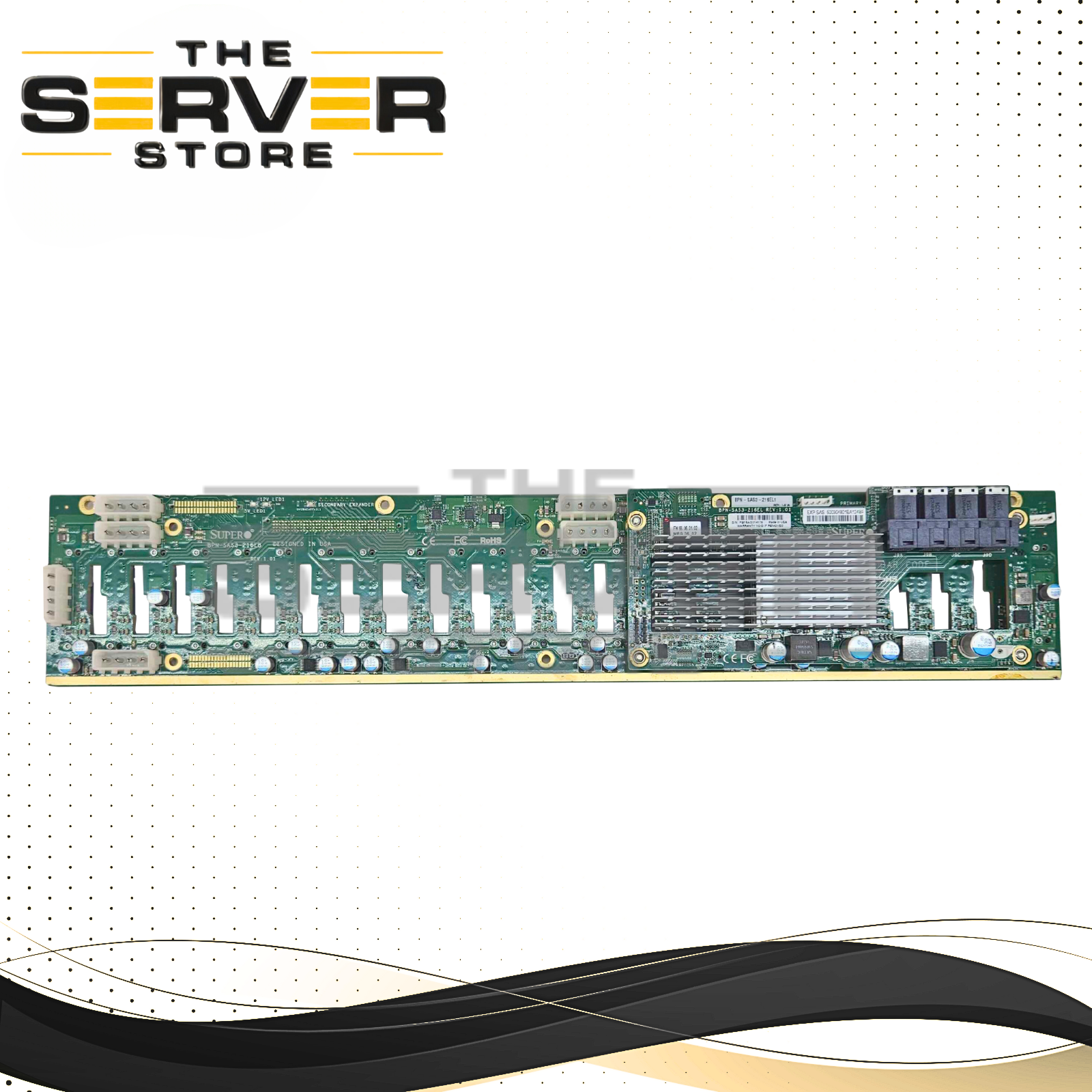Supermicro 24 Port 2.5" 12Gbps SAS3/SATA3 Single-Expander Backplane BPN-SAS3-216EL1
