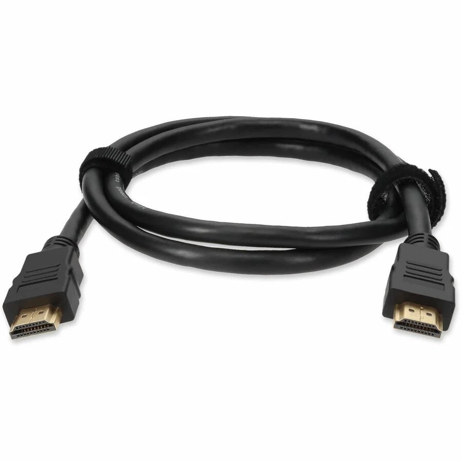 AddOn 1m HDMI 1.4 Male to HDMI 1.4 Male Black Cable Which Supports Ethernet Channel For Resolution Up to 4096x2160 (DCI 4K)