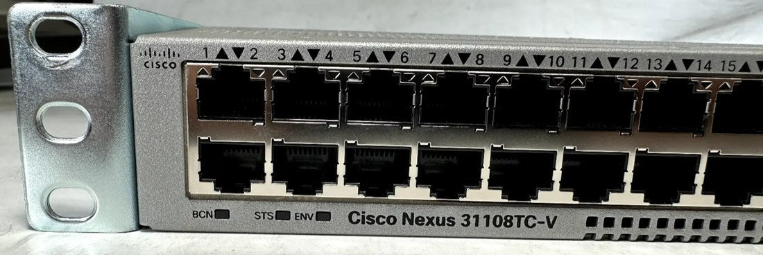 Cisco N3K-C31108TC-V Nexus 3000 48-Port 10GBASE-T Data Center Managed Switch with 6 QSFP+ Uplinks