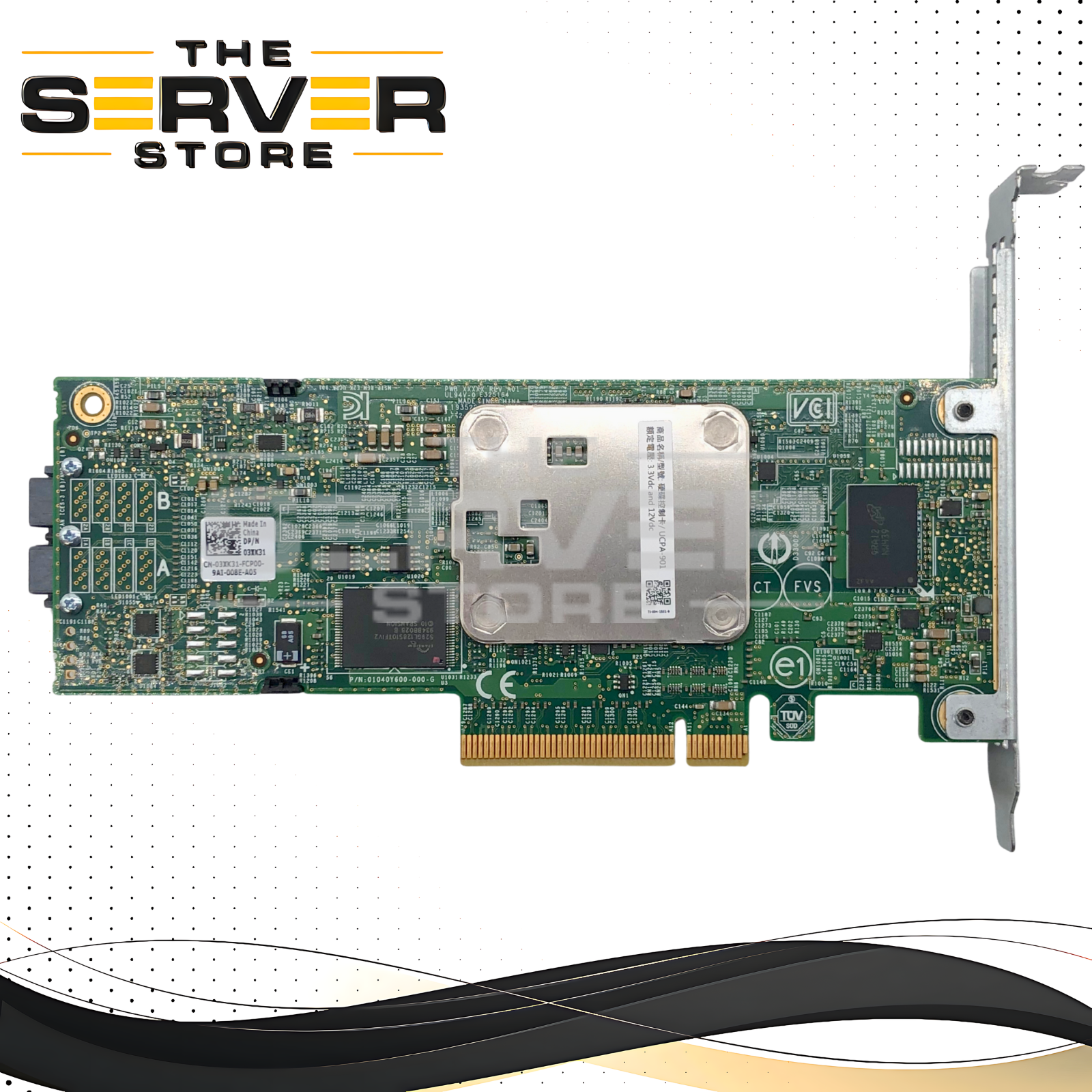 Dell PERC H730 12Gb/s SAS 1GB Non-Volatile (NV) Flash-Backed Cache PowerEdge RAID Controller W/ Battery (High Profile). RAID: 0, 1, 5, 6, 10, 50, 60.  P/N: 3XK31, 03XK31.
