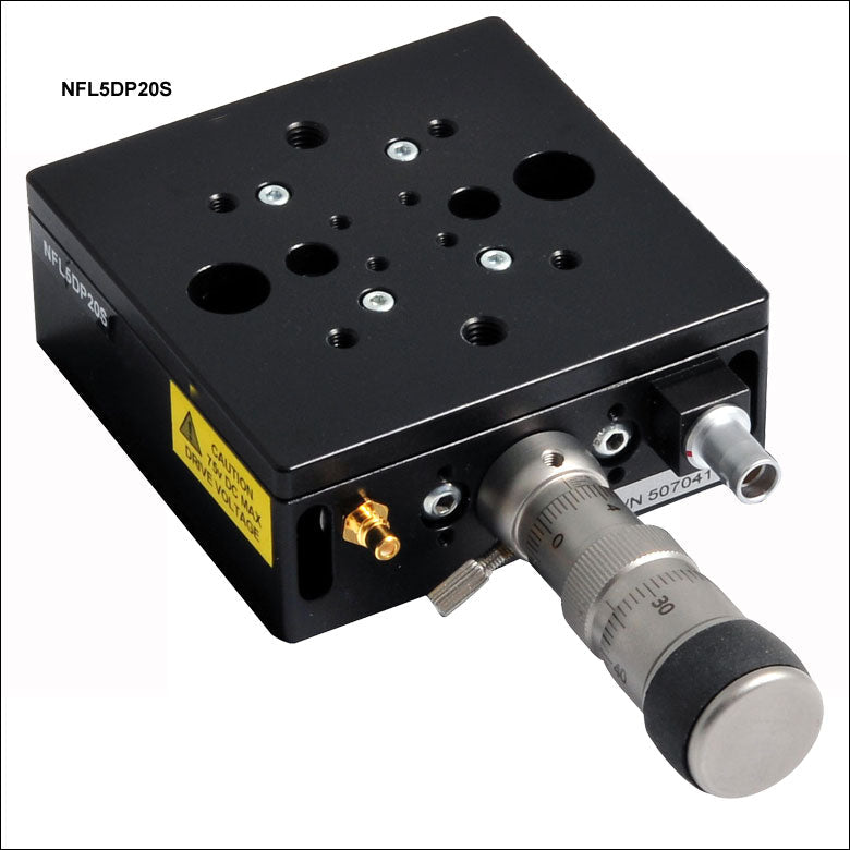 TH-NFL5DP20S - NanoFlex™ 5 mm Travel Translation Stage with Diff. Drive and Closed-Loop 20 µm Piezo Actuator, Imperial