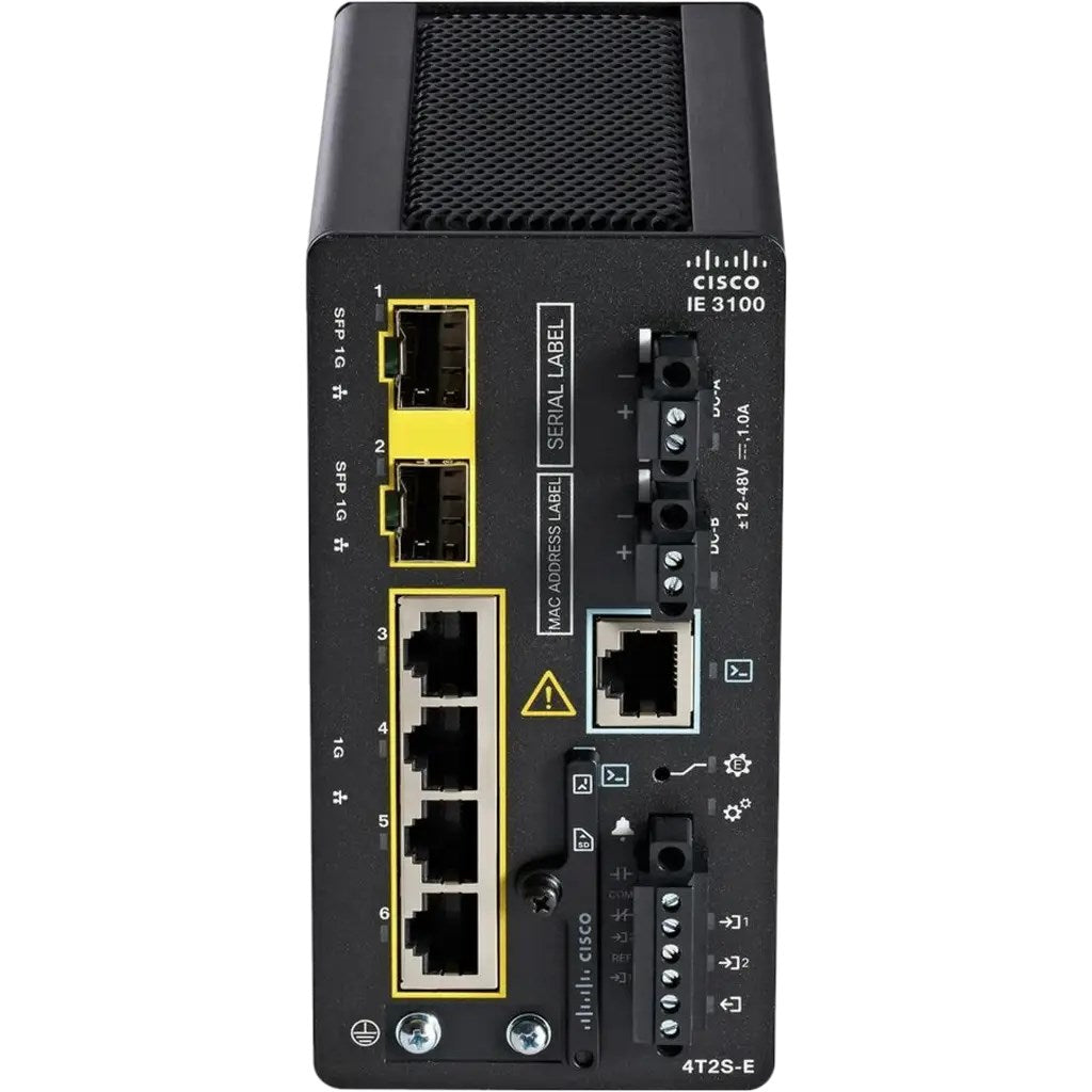 Cisco IE-3100-4T2S-E Catalyst Industrial Managed Ethernet Switch with 4 RJ45 and 2 SFP Ports