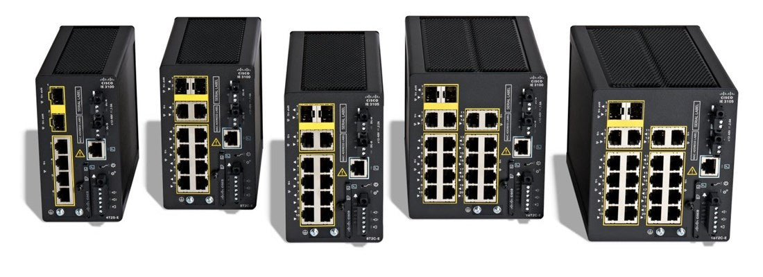Cisco IE-3100-4T2S-E Catalyst Industrial Managed Ethernet Switch with 4 RJ45 and 2 SFP Ports