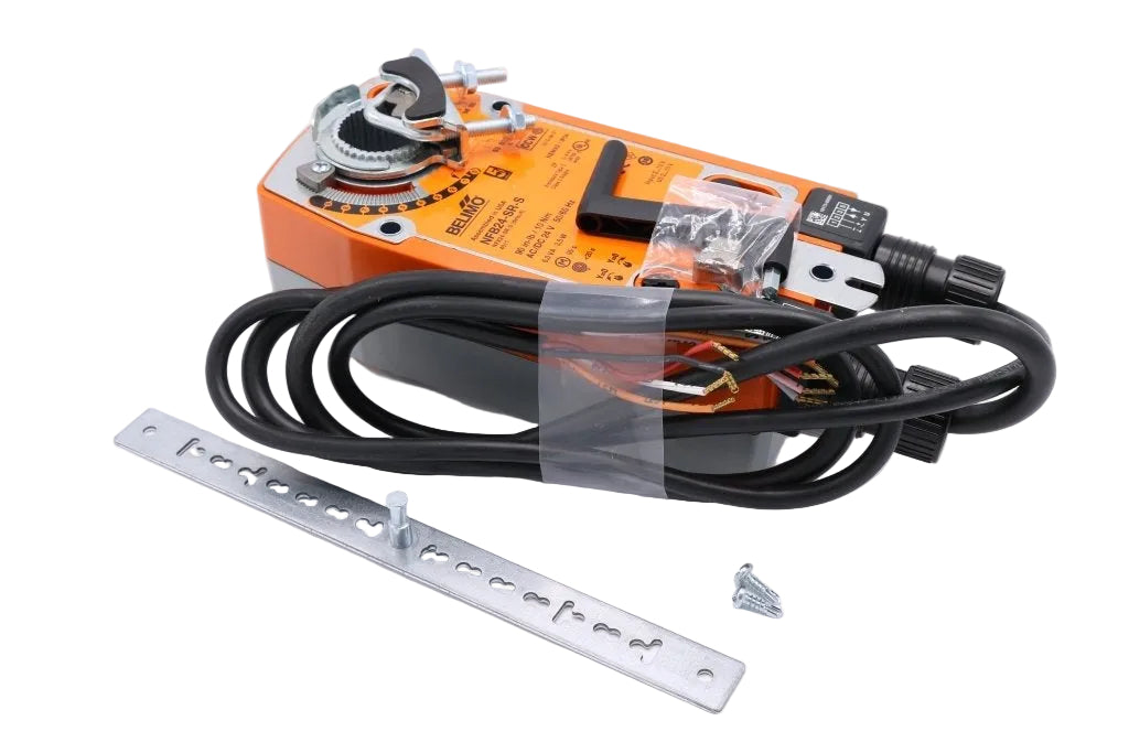 NFB24-SR-S | Belimo Spring Return Damper Actuator 90 In Lb 24VACDC Modulating