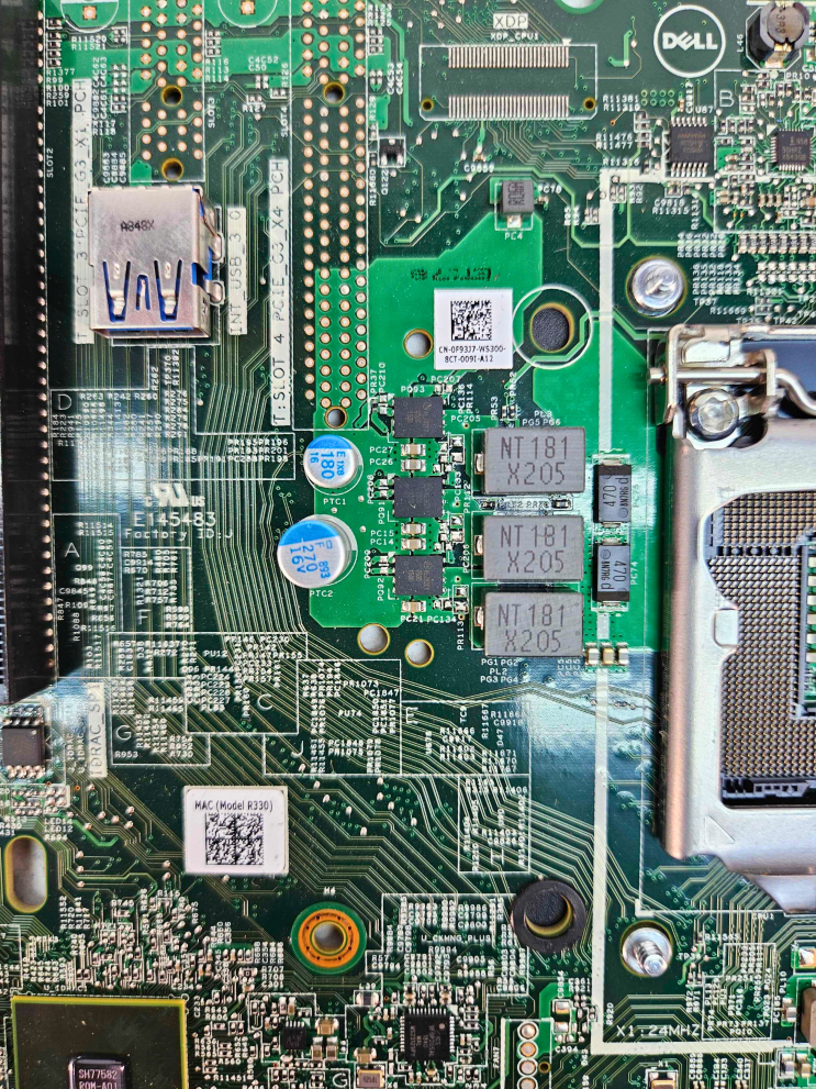 Dell PowerEdge R330 Motherboard (F93J7)