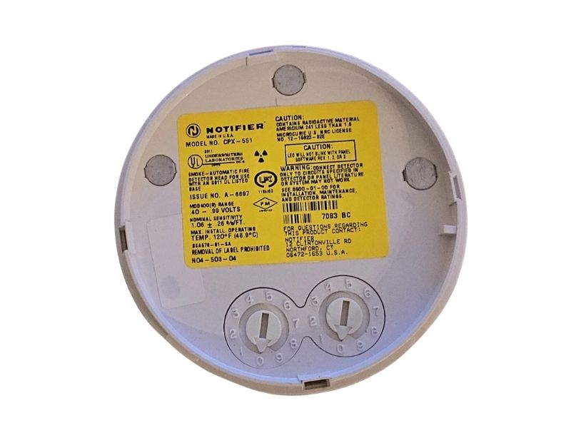 CPX-551 | Notifier Intelligent Ionization Smoke Detector