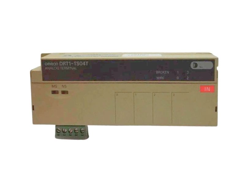 Omron DRT1-TS04T DeviceNet Temperature Input Module 4 Thermocouple Inputs 24VDC PLC