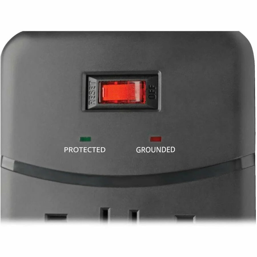 Eaton Tripp Lite Series Protect It! 12-Outlet Surge Protector, 8 ft. (2.43 m) Cord, 4320 Joules, Tel/Modem/Coax Protection, 2 USB Ports, Black