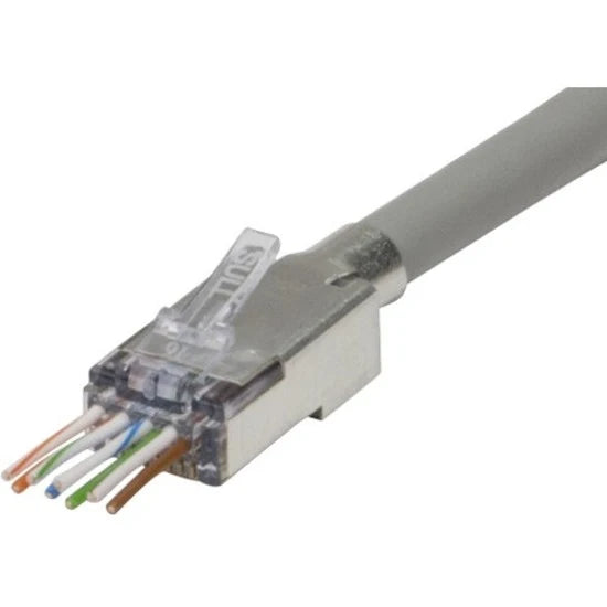 Platinum Tools ezEX 48 Shielded, External Ground, CAT6 Connector