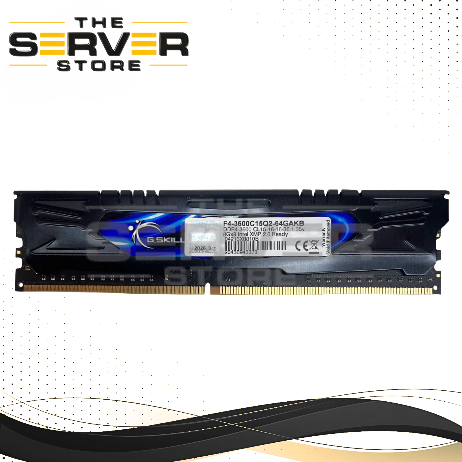 G.Skill Ares DDR4 64GB (8x8GB) 3600MHz PC4-28800 Gaming Memory Kit F4-3600C15Q