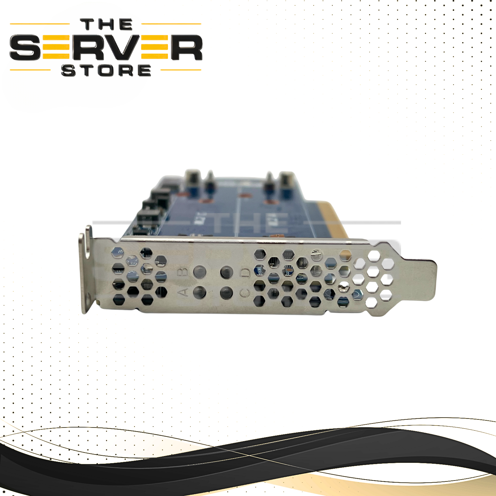 Gigabyte Quad (4x) NVMe 22110 / 2280 M.2 SSD PCIe 3.0 x16 Expansion Card CMT4034 (No Heatsink)