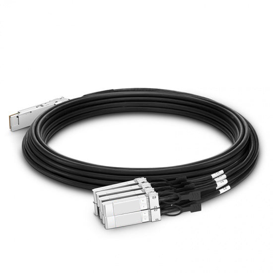 NSComm 400G PAM4 QSFP-DD to 8x50G SFP56 Direct Attach PVC Copper Cable, up to 3m