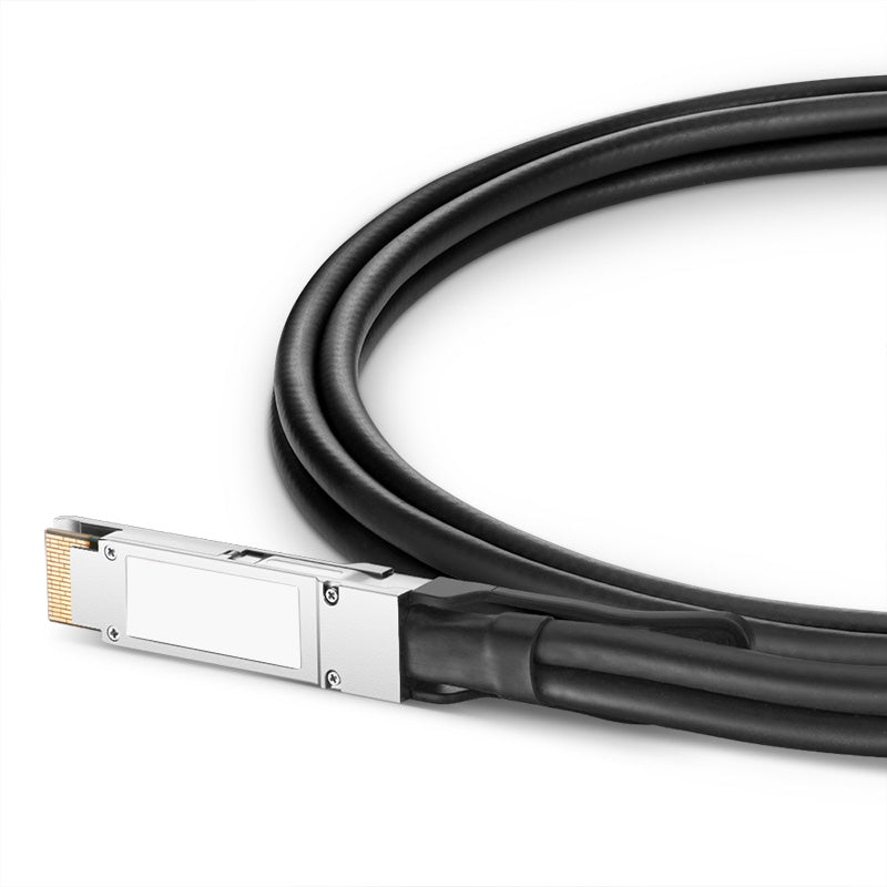NSComm 400G PAM4 QSFP-DD to QSFP-DD Direct Attach PVC Copper Cable, up to 3m