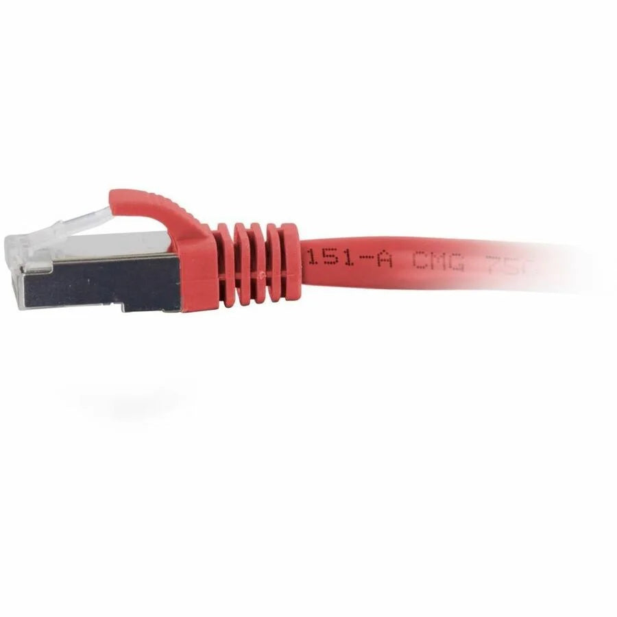 C2G 6ft (1.8m) Cat6a Snagless Shielded (STP) Ethernet Network Patch Cable - Red