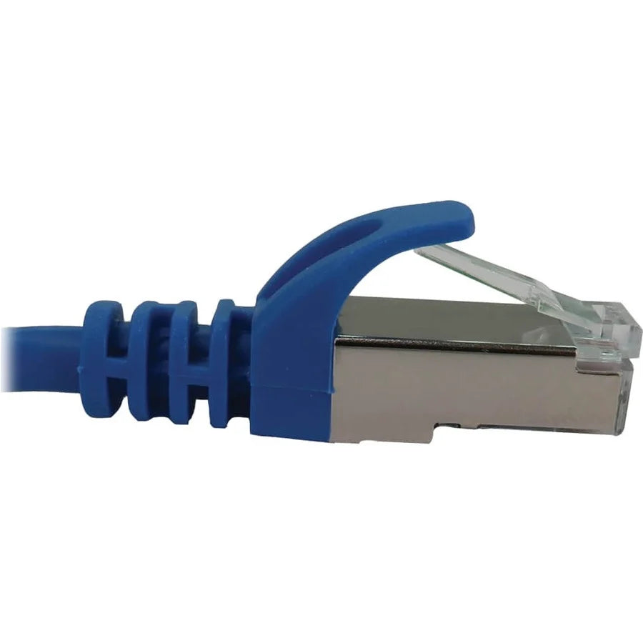 Eaton Tripp Lite Series Cat6a 10G Snagless Shielded Slim STP Ethernet Cable (RJ45 M/M), PoE, Blue, 5 ft. (1.5 m)
