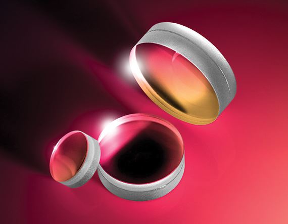E-33-210 25mm Dia. x 75mm FL, YAG-BBAR Coated, Achromatic Lens
