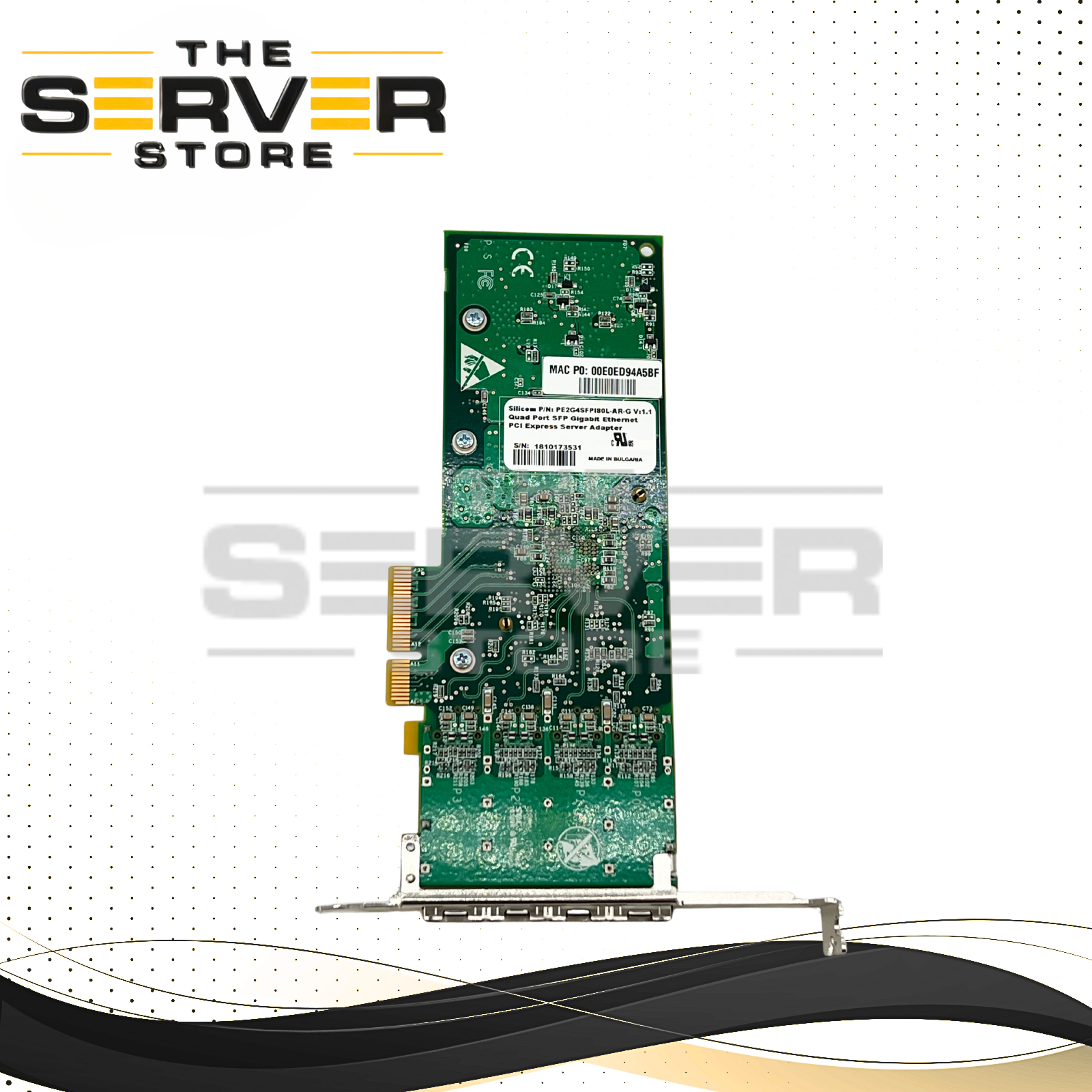 Silicom Quad Port SFP Gigabit Ethernet PCI Express Network Adapter PE2G4SFPI80L
