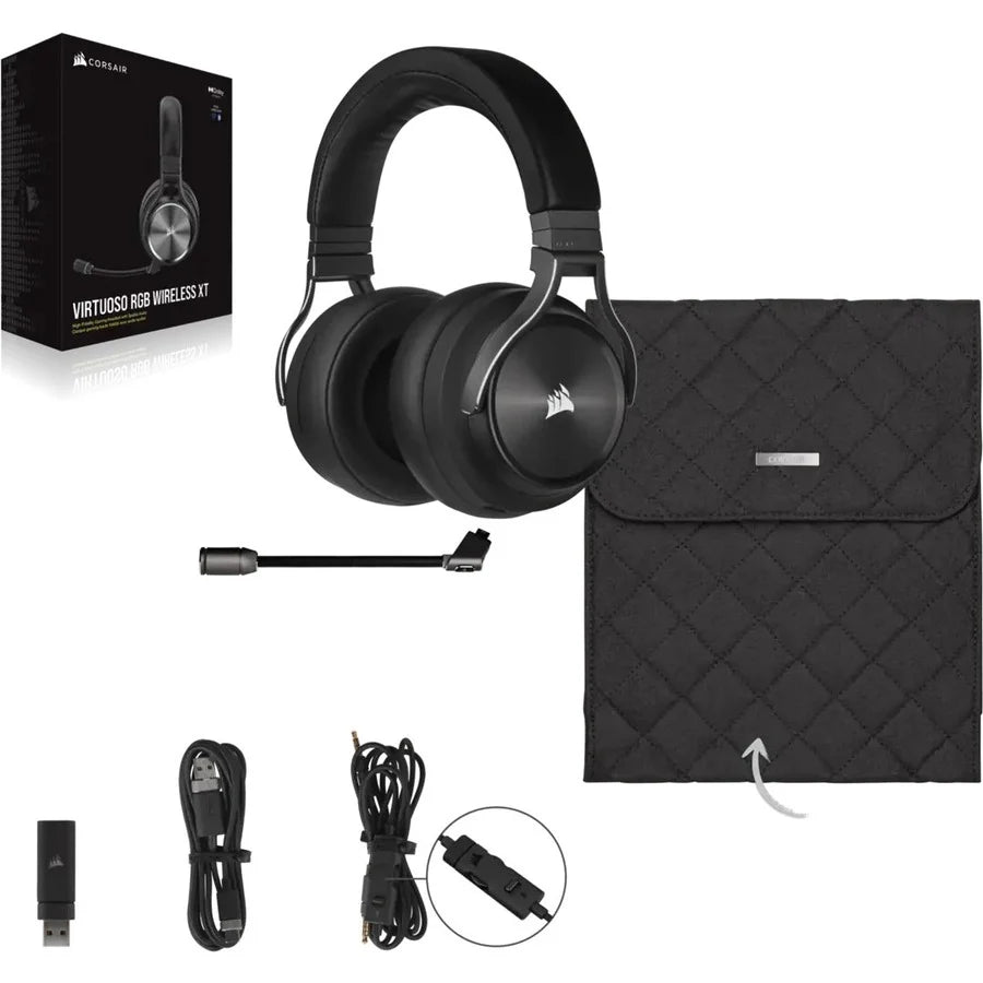 Corsair VIRTUOSO RGB WIRELESS XT High-Fidelity Gaming Headset - Slate
