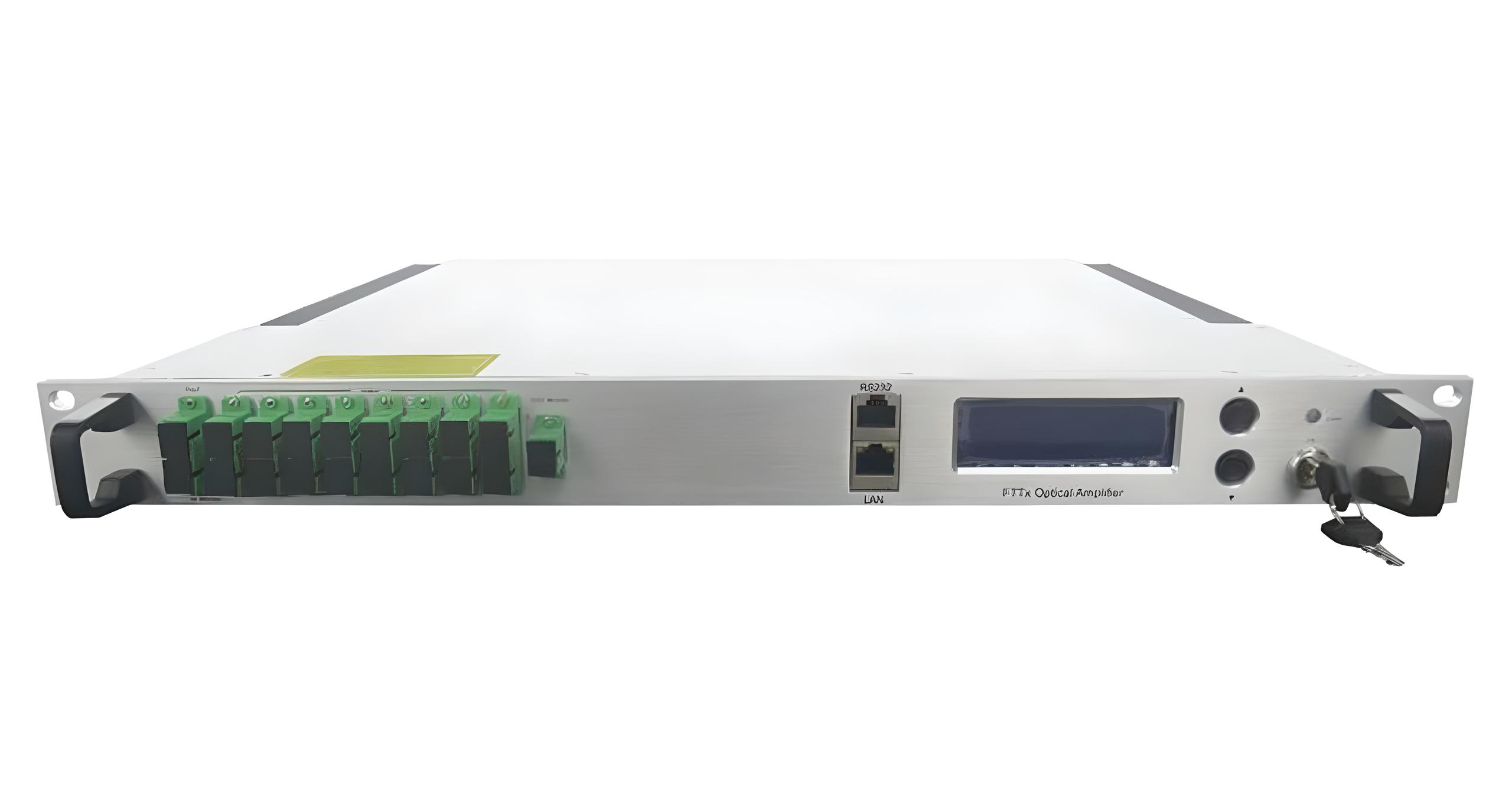 EDFA-4432A CATV 1550nm EDFA Amplifier, 32dBm (1550mW) total power, SNMP managed, 1RU 19" rack mountable