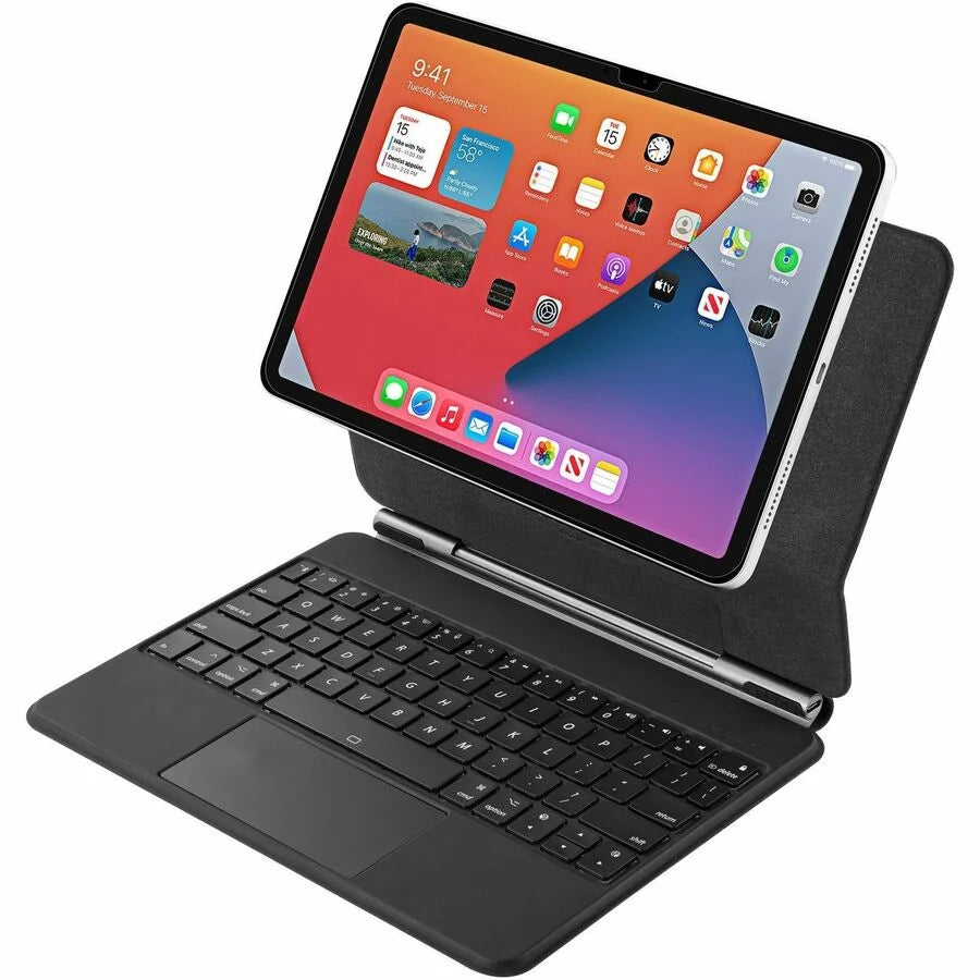 Adesso Portable Keyboard/Cover Case for 10.9" to 11" Apple iPad Pro 11 (2024) Tablet - English (US) Keyboard