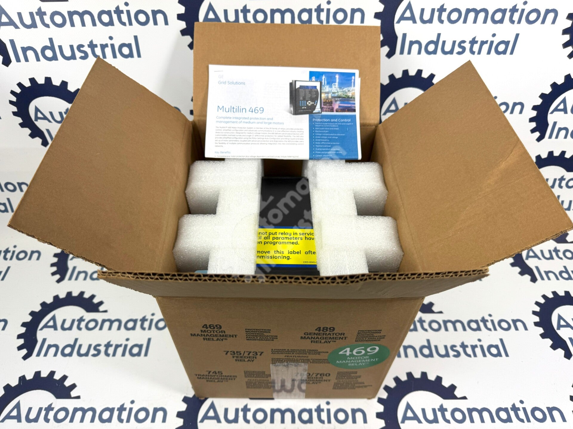 GE Multilin 469-P5-HI-A20-E Motor Management Relay