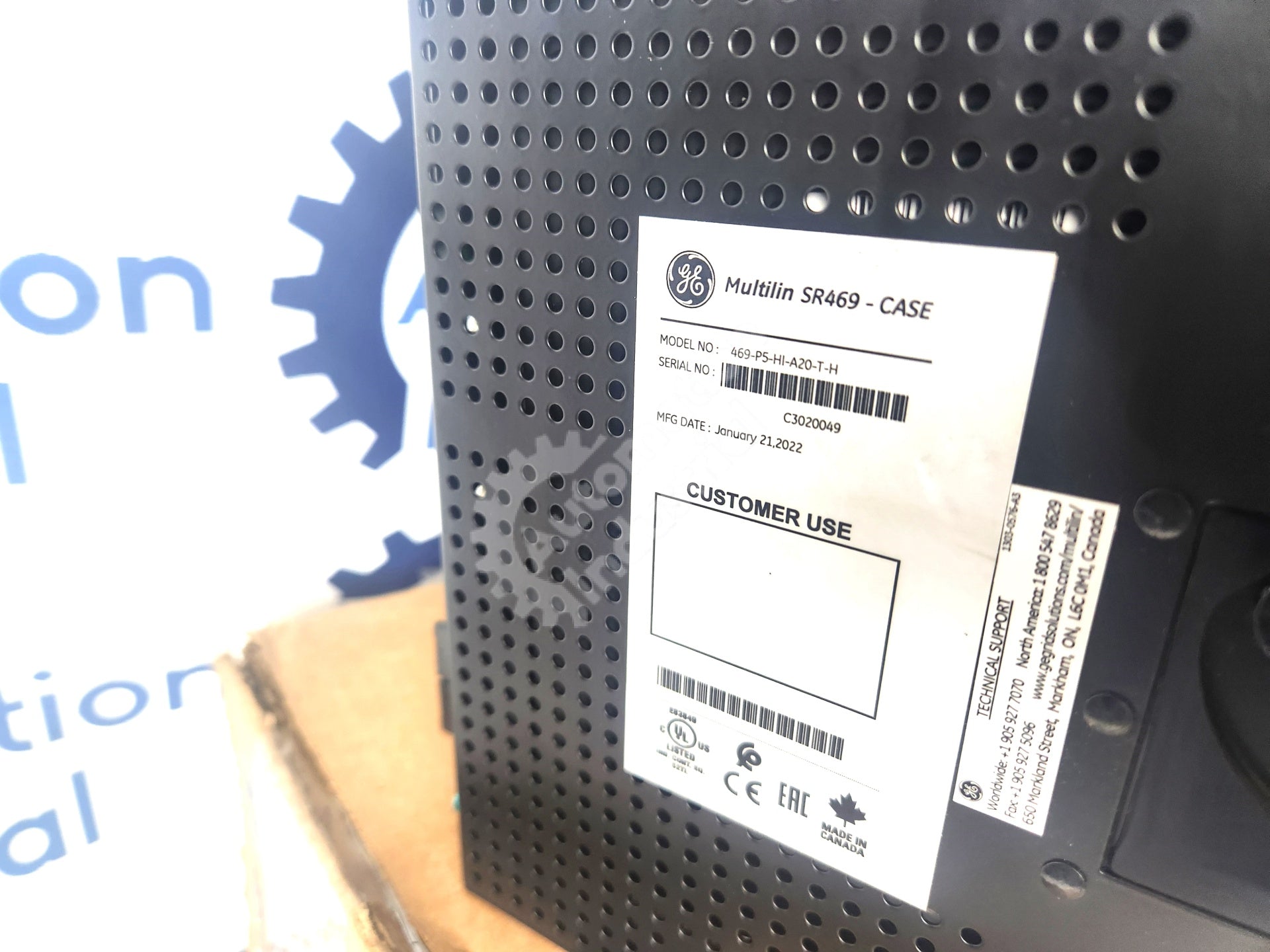 469-P5-HI-A20-T-H by GE Multilin Motor Management Relay New Surplus Factory
