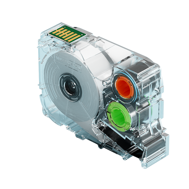 Clear Continuous Label for G15M-Pro label printer, 9mm×7.5m, 20 rolls/pack