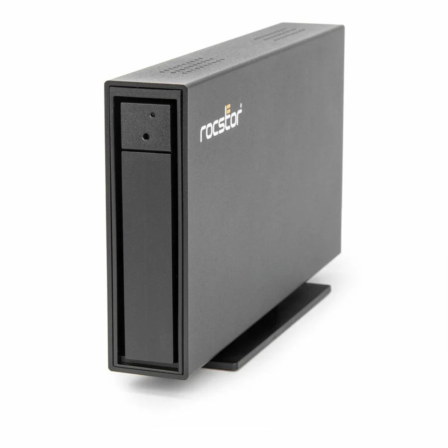 Rocstor Rocpro D91 8TB Desktop Hard Drive - External - Black - USB 3.2 (Gen 2) Type C - 7200rpm - Hot Swappable - TAA Compliant - 3 Year Warranty