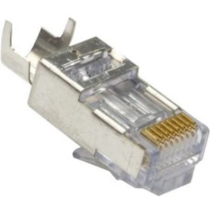 Platinum Tools Shielded EZ-RJ45 for CAT5e & CAT6 with External Ground