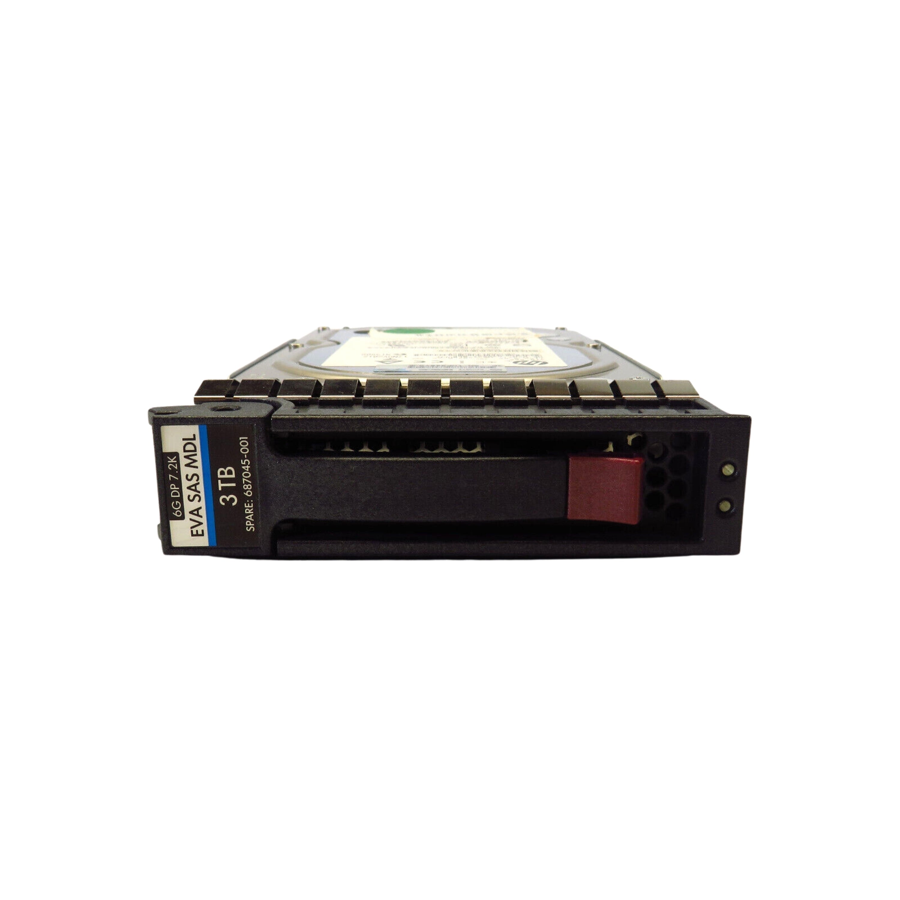 HP 687045-001 3.5" 3TB 7200RPM SAS 6Gb/s Hard Disk Drive (HDD), Silver (Refurbished)