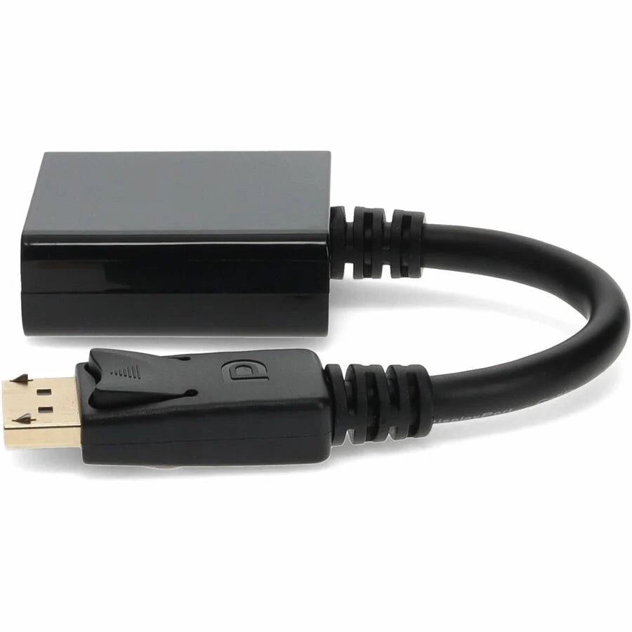 AddOn Lenovo&reg; 45J7915 Compatible DisplayPort 1.2 Male to DVI-I (29 pin) Female Black Adapter Which Requires DP++ For Resolution Up to 2560x1600 (WQXGA)
