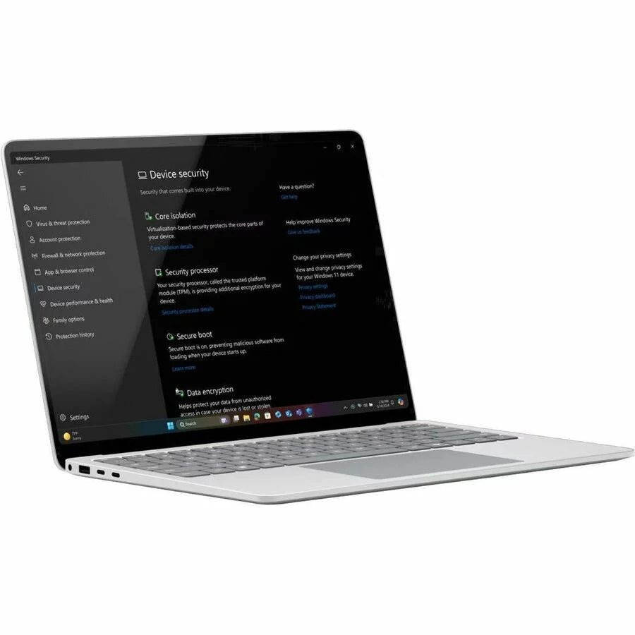 Microsoft Surface Laptop 7 13.8" Touchscreen Copilot+ PC Notebook - Intel Core Ultra 5 236V - 16 GB - 512 GB SSD - English Keyboard - Platinum