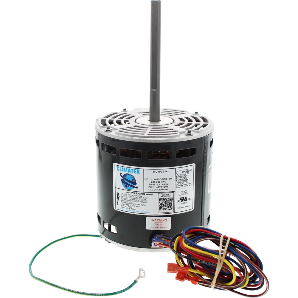 Trane 5KCP39LGP214S OEM Three-Speed Furnace Blower Motor 1/2 HP 200–230 VAC for Residential HVAC Systems