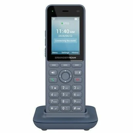 Grandstream WP826 IP Phone - Cordless - Cordless - Wi-Fi, Bluetooth - 4 Multiple Conferencing - Wall Mountable