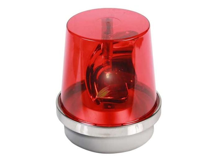 Edwards Signaling 52R-N5-40WH 120 VAC Red Rotating Beacon for Indoor and Outdoor Signaling