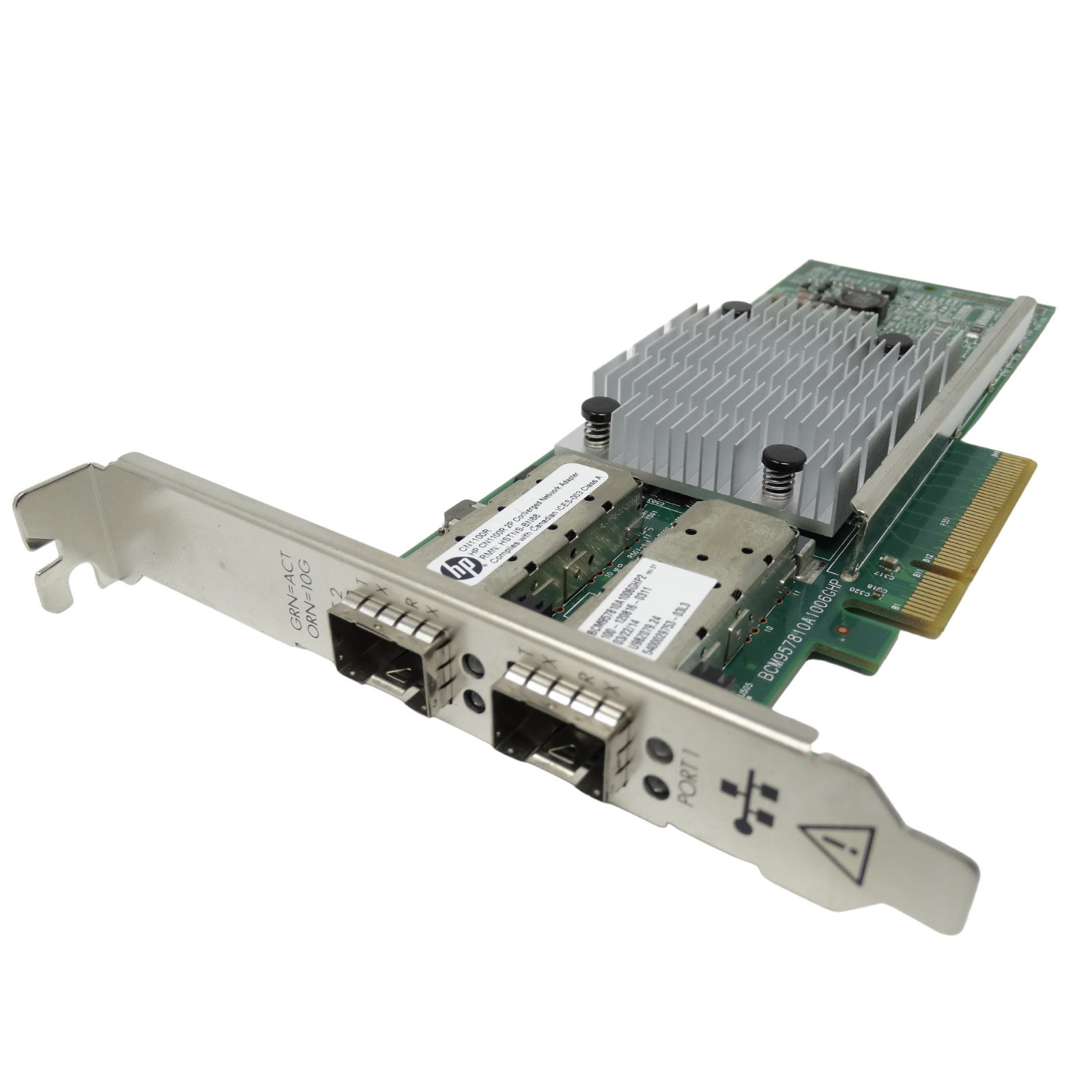 P HP Storefabric CN1100R Dual Port Converged Network Adapter (QLE2662-HP-HIGH P)